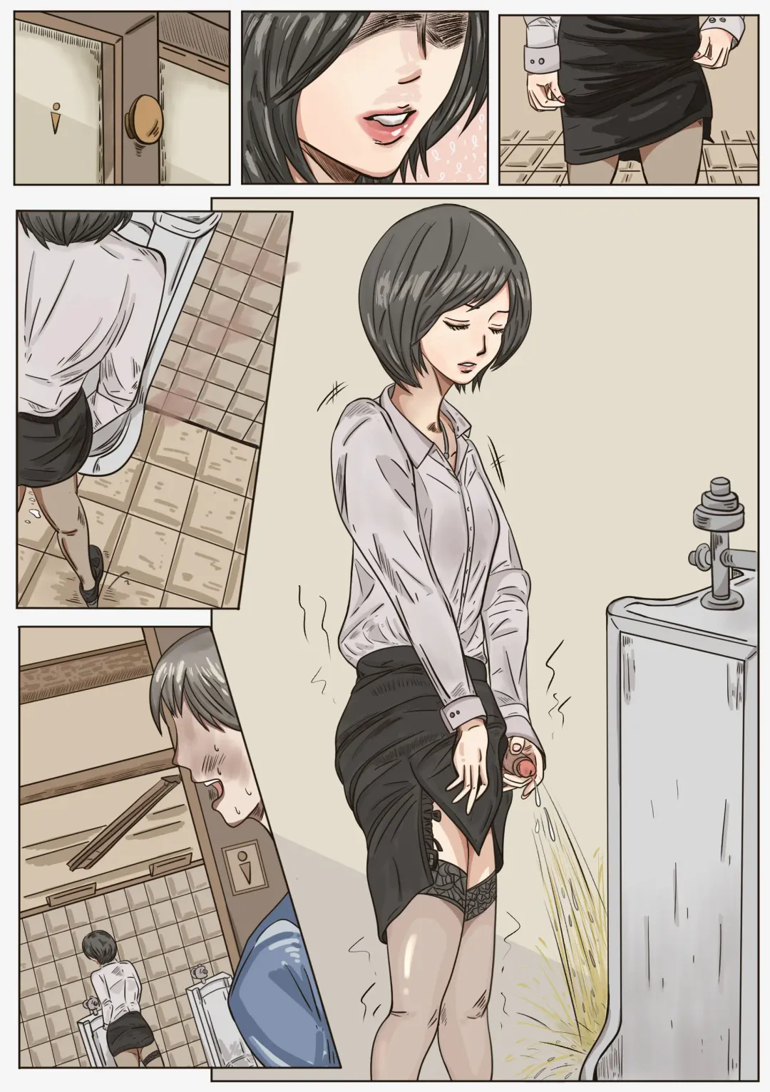 [Valdam] Trap teacher in toilet, extend Fhentai - Page 3