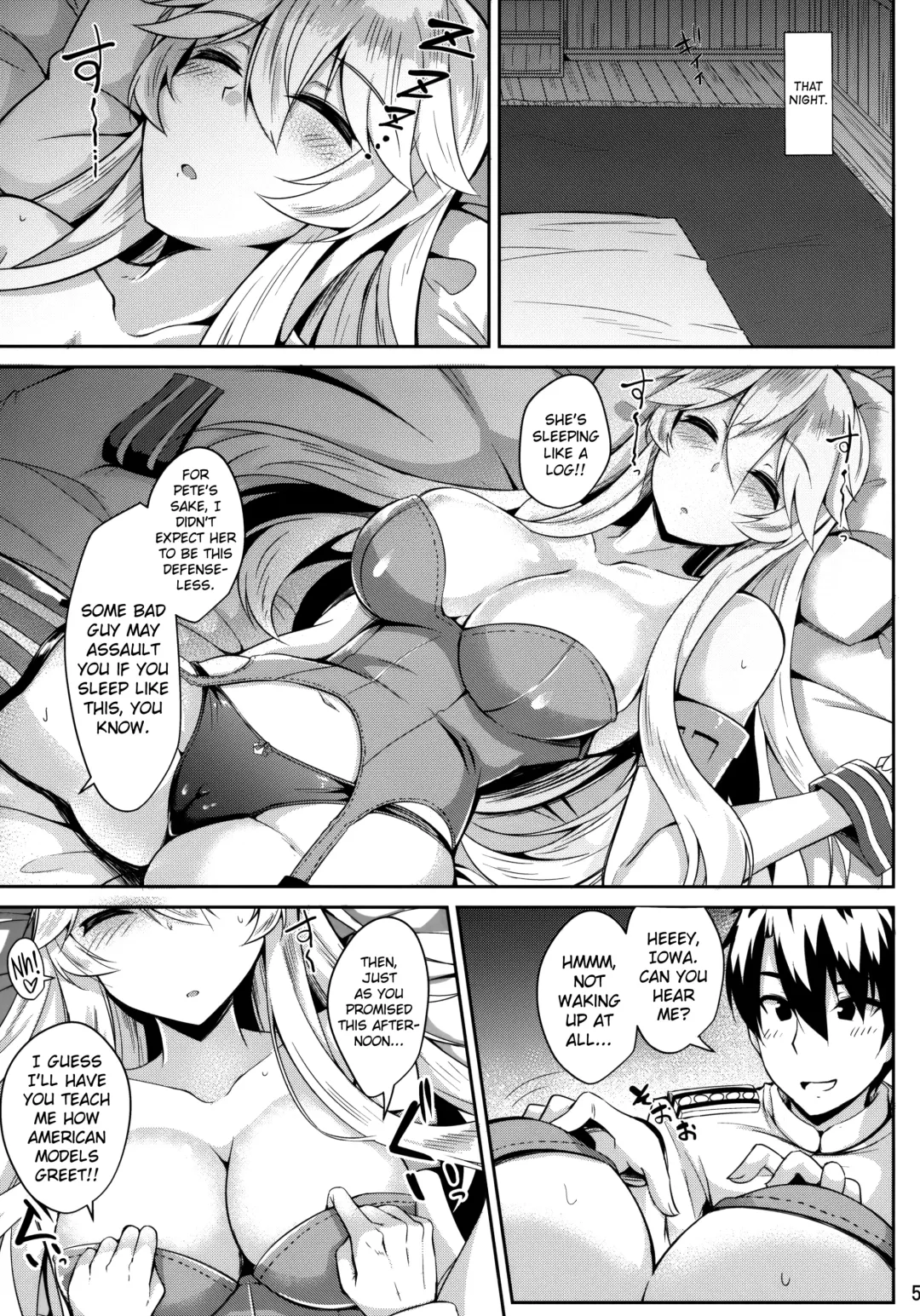 [Kazamitiu] Iowa to Mechamecha Ecchi Suru Hon | Wild Sex With Iowa Fhentai.net - Page 6