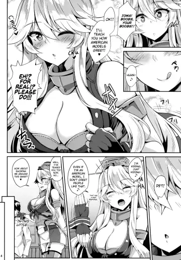 [Kazamitiu] Iowa to Mechamecha Ecchi Suru Hon | Wild Sex With Iowa Fhentai.net - Page 5