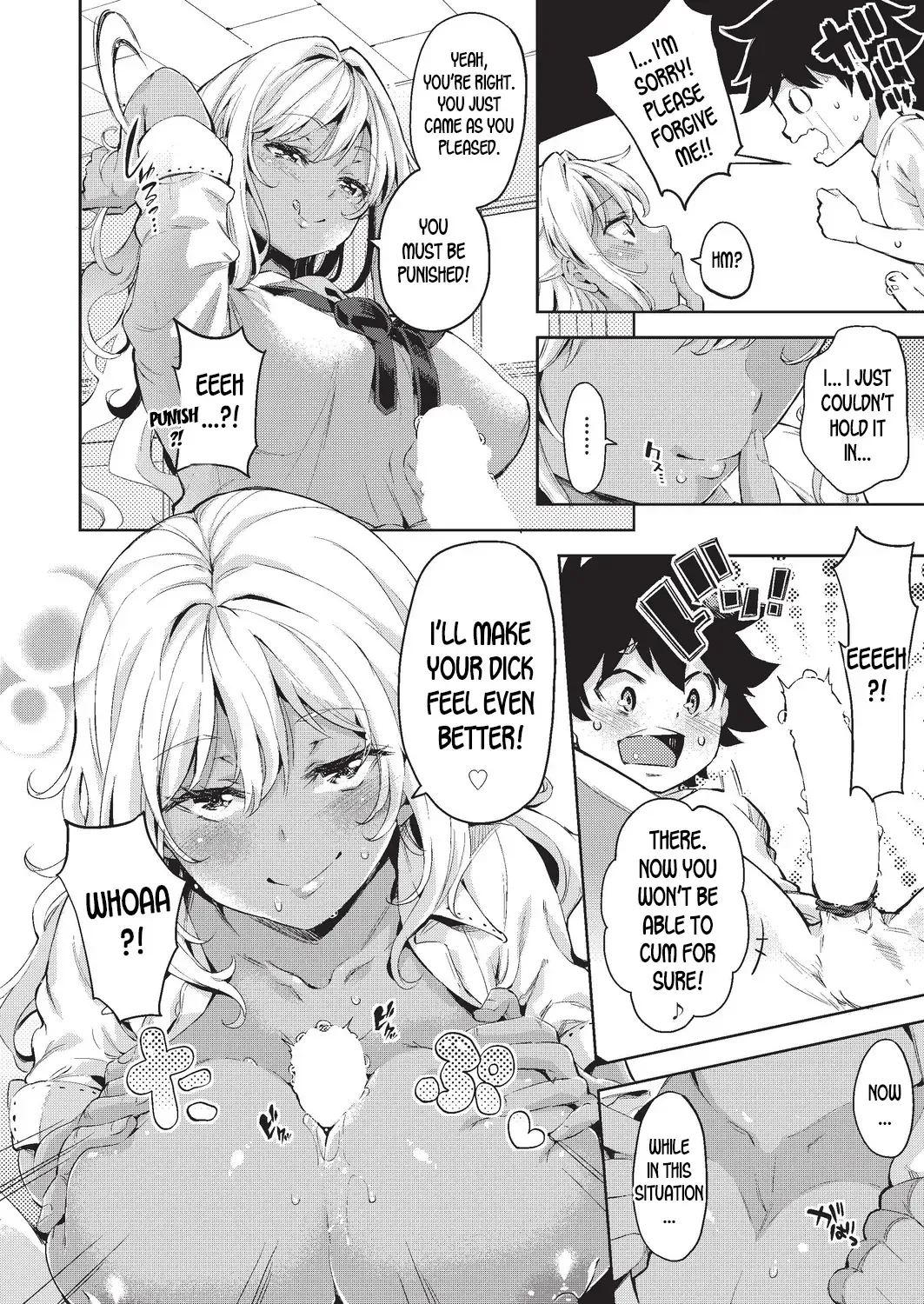 [Outou Chieri] Doutei Ochinchin ni Katenakatta Kuro Gal | The Black Gal Who Can't Win Against the Virgin Dick Fhentai - Page 12