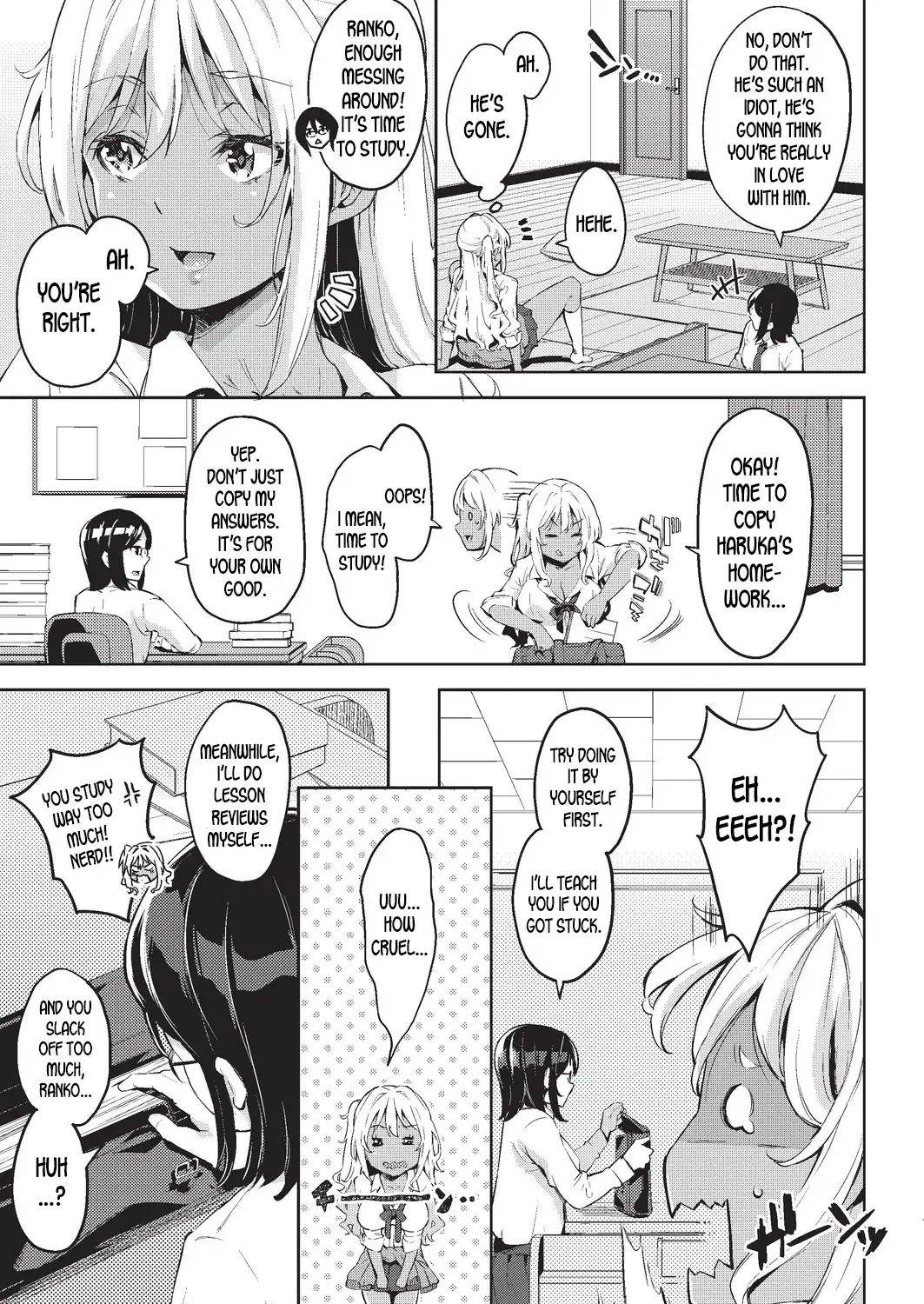 [Outou Chieri] Doutei Ochinchin ni Katenakatta Kuro Gal | The Black Gal Who Can't Win Against the Virgin Dick Fhentai - Page 3