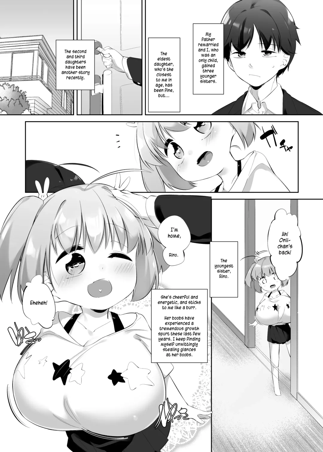 [Pedocchi] Imouto ni Hasamarete Shiawase Desho? | Between Sisters, Are You Happy? Fhentai - Page 4