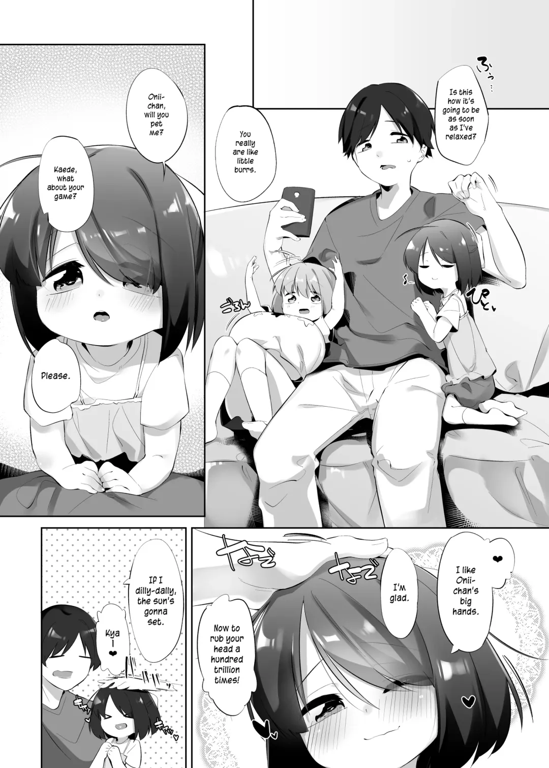 [Pedocchi] Imouto ni Hasamarete Shiawase Desho? | Between Sisters, Are You Happy? Fhentai - Page 6