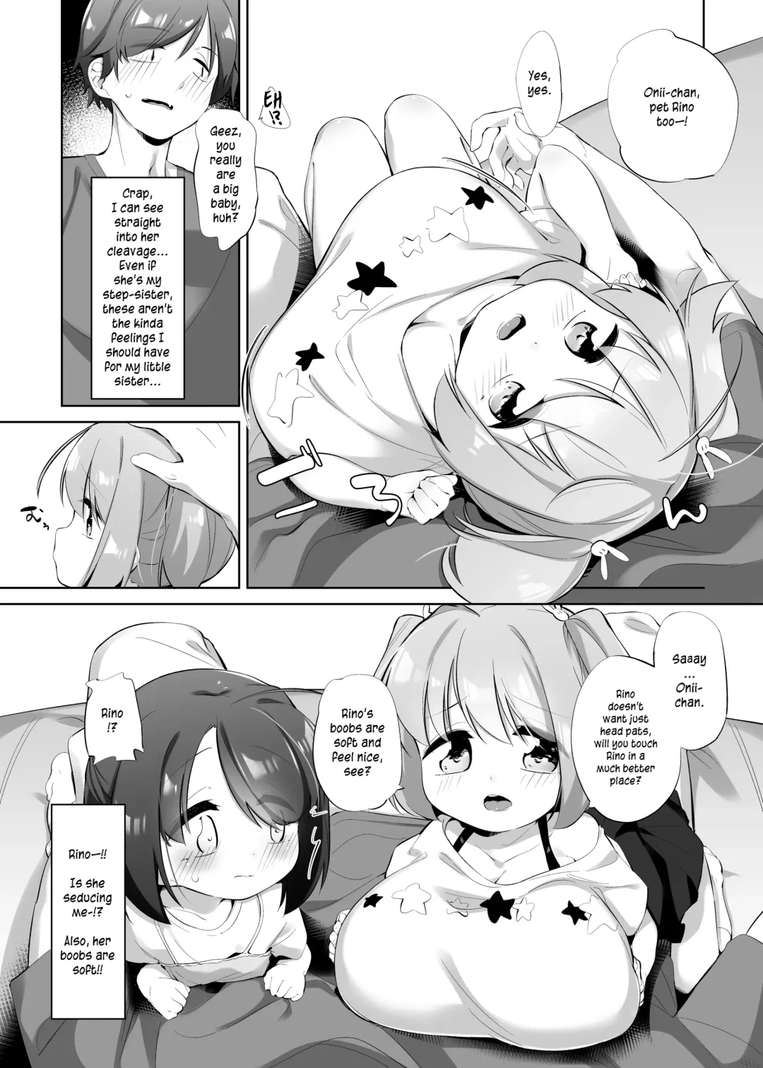 [Pedocchi] Imouto ni Hasamarete Shiawase Desho? | Between Sisters, Are You Happy? Fhentai - Page 7