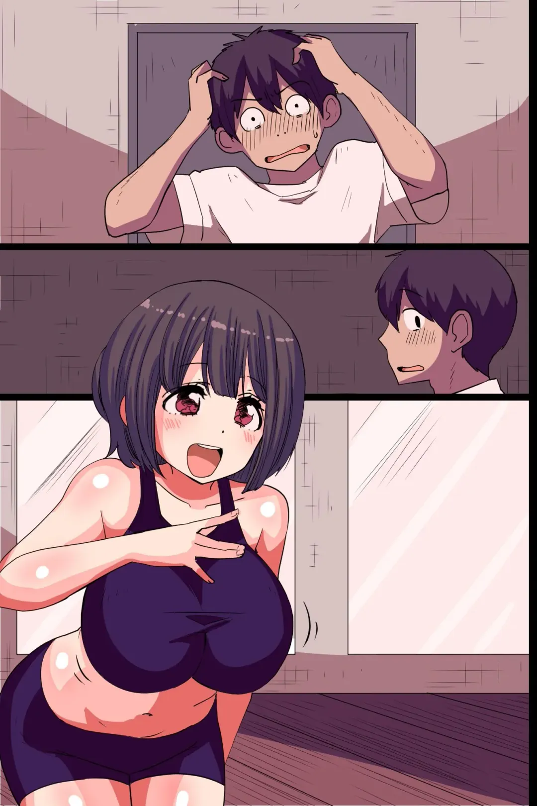 [Vanilla Cream] Kyonyuu de Kawaii Nyotai-hame-ana de Pakopako Tanetsuke-training Dekiru Gym Fhentai - Page 57