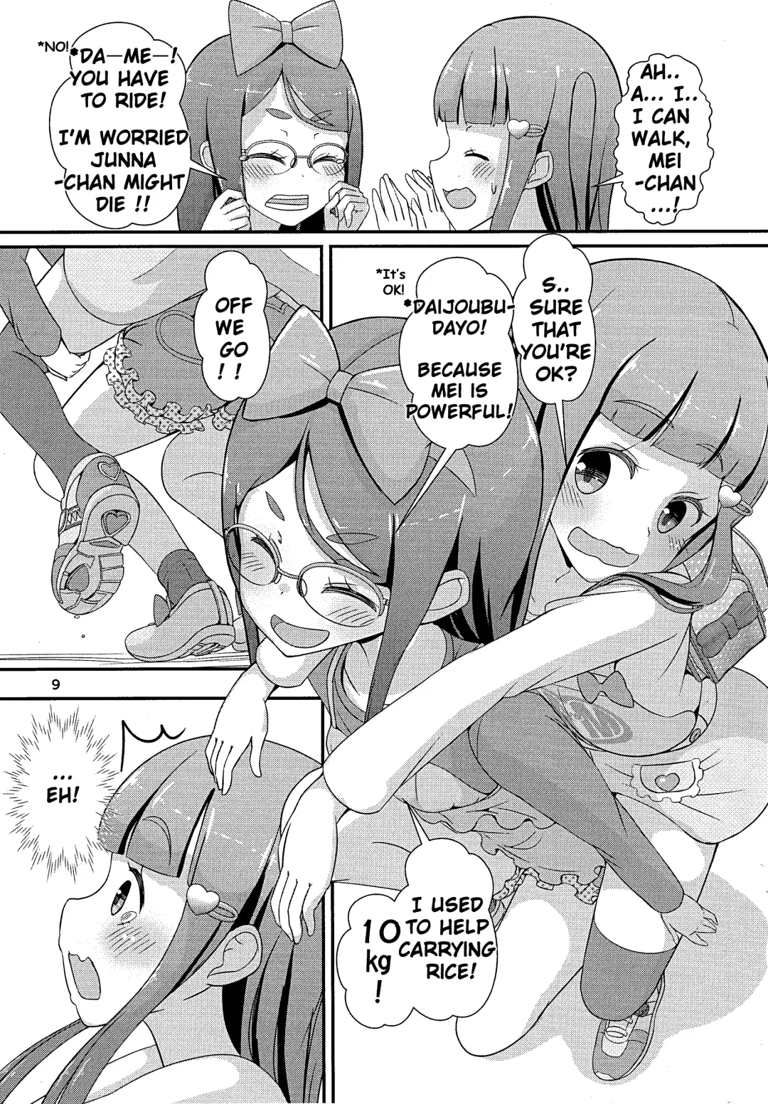 Sensei! Tsuugakuro de "Jojisou" Shitemite! | Teacher! Try dressing up as a girl on a school road! Fhentai - Page 10