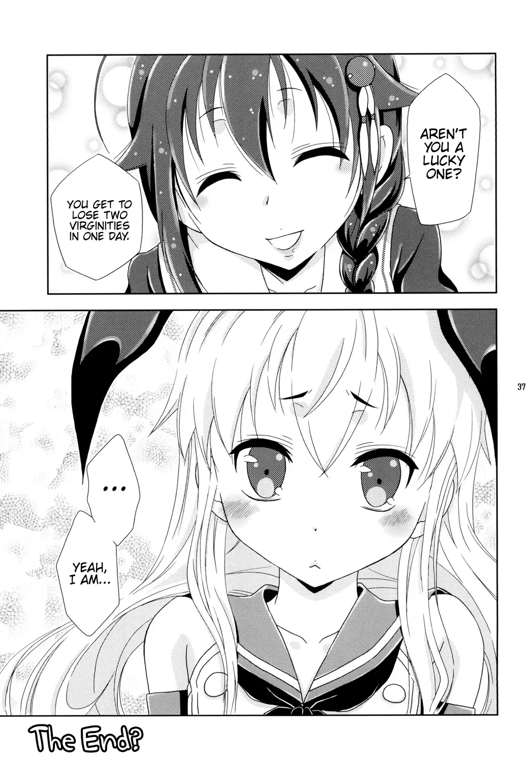 [Mikami Hokuto] Josou Cos de Layer no Onnanoko o Tsurou toshite Shippai Shita Shimakaze-kun no Ohanashi. Fhentai - Page 37
