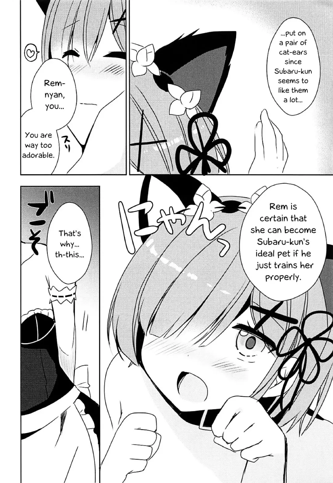 [Mori Airi] Rem-nyan to Nyannyan Suru? | Shall I make Rem-nyan go Nyan Nyan? Fhentai.net - Page 9