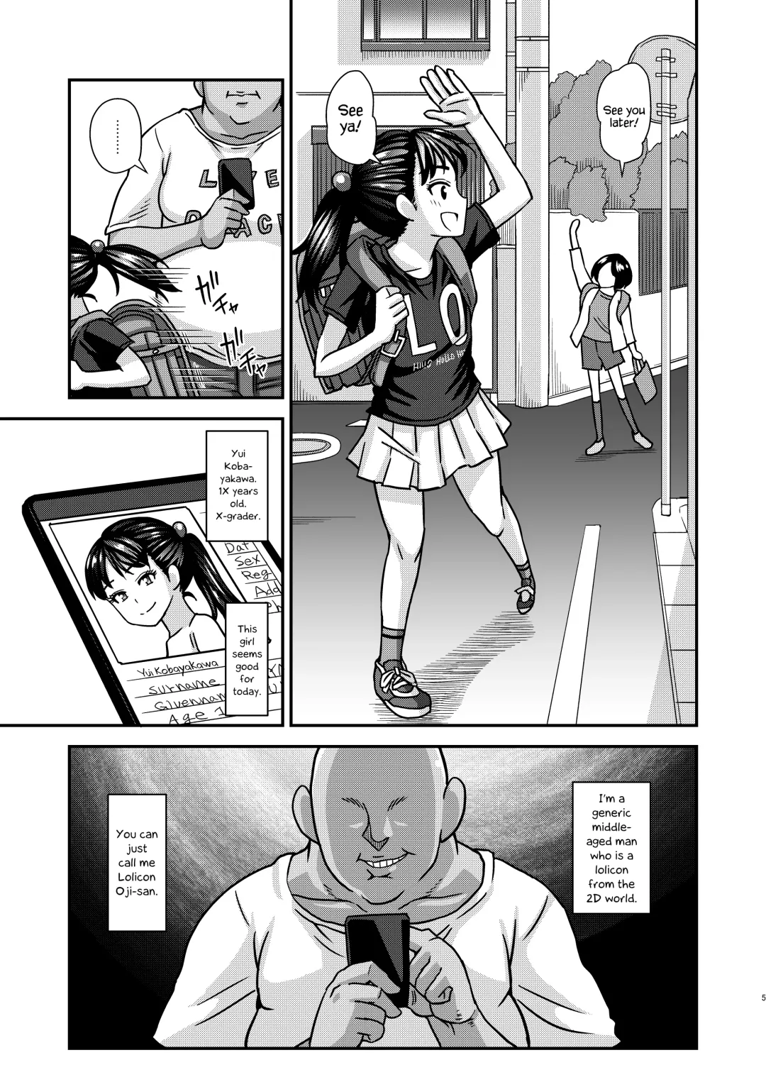 [Kurenai Yuuji] Jouhou Kaihen Lolicon Oji-san Fhentai - Page 5