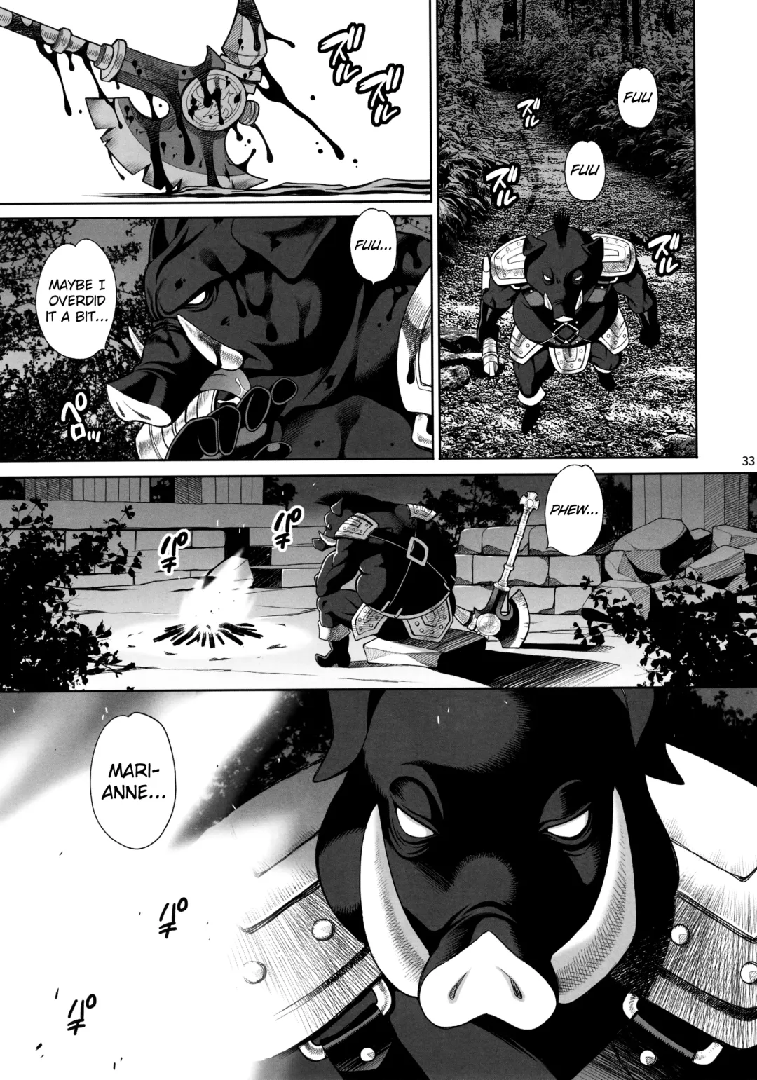 [Yukiyanagi] Yukiyanagi no Hon 41 - Buta to Onnakishi 3 Inwaku no Majo Eleanore |Temptation of Witch Eleanore Fhentai - Page 32