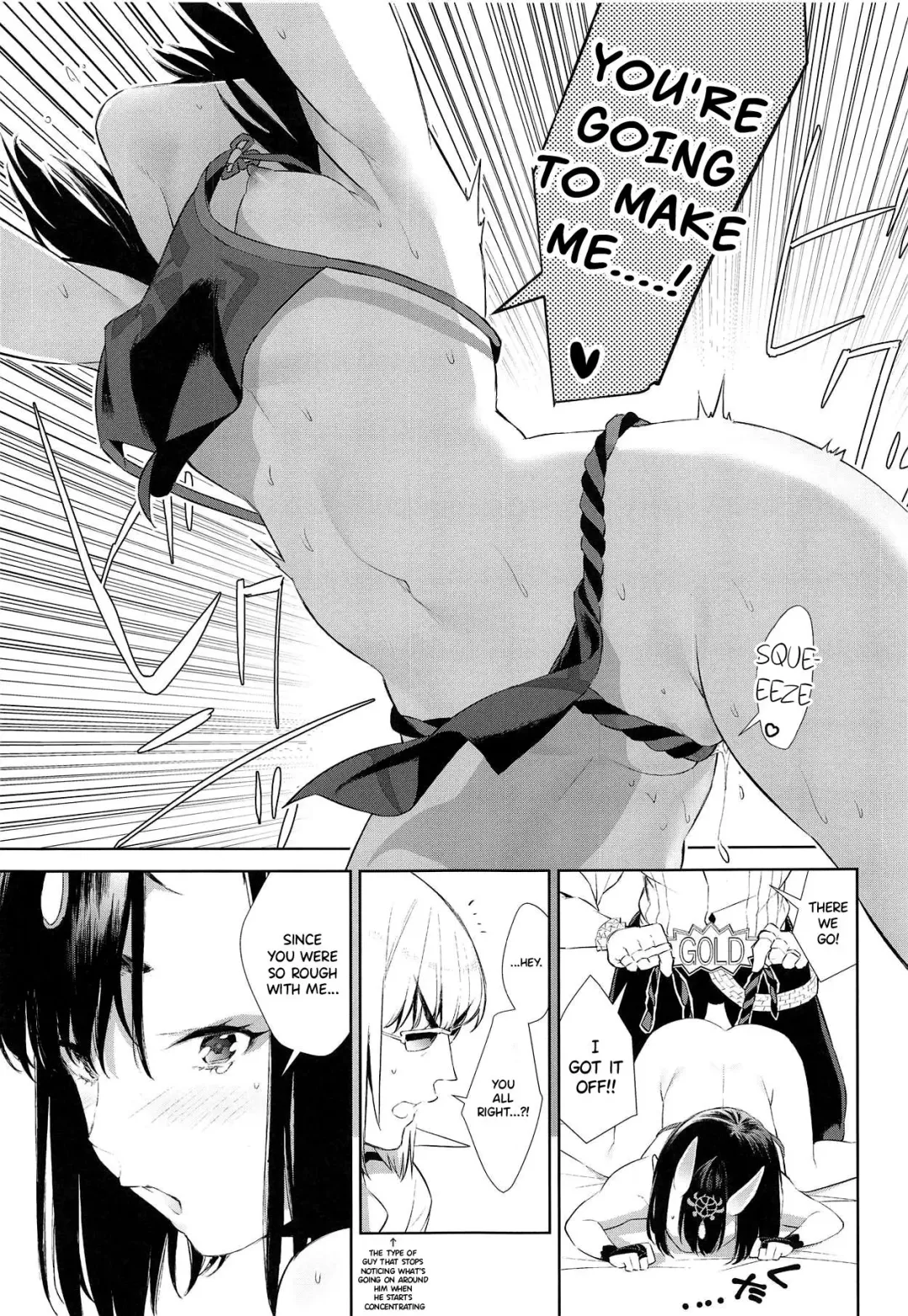 [Shiroku Mako] Fundoshi no Shimekata o Kintoki ni Kiite Mita Fhentai - Page 6