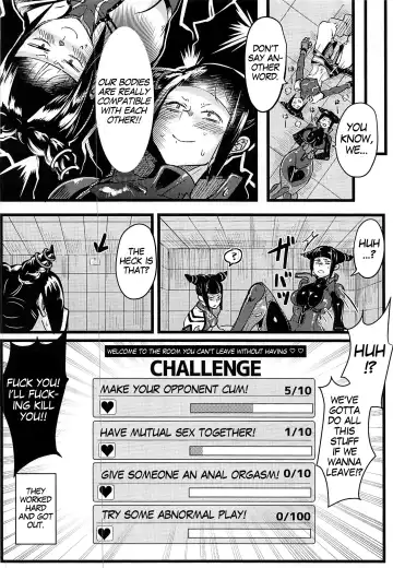 [Gar] W Juri ga ○○shinai to Derarenai Heya | The Room W Juri Can't Escape From Without Having ♥♥ Fhentai.net - Page 23