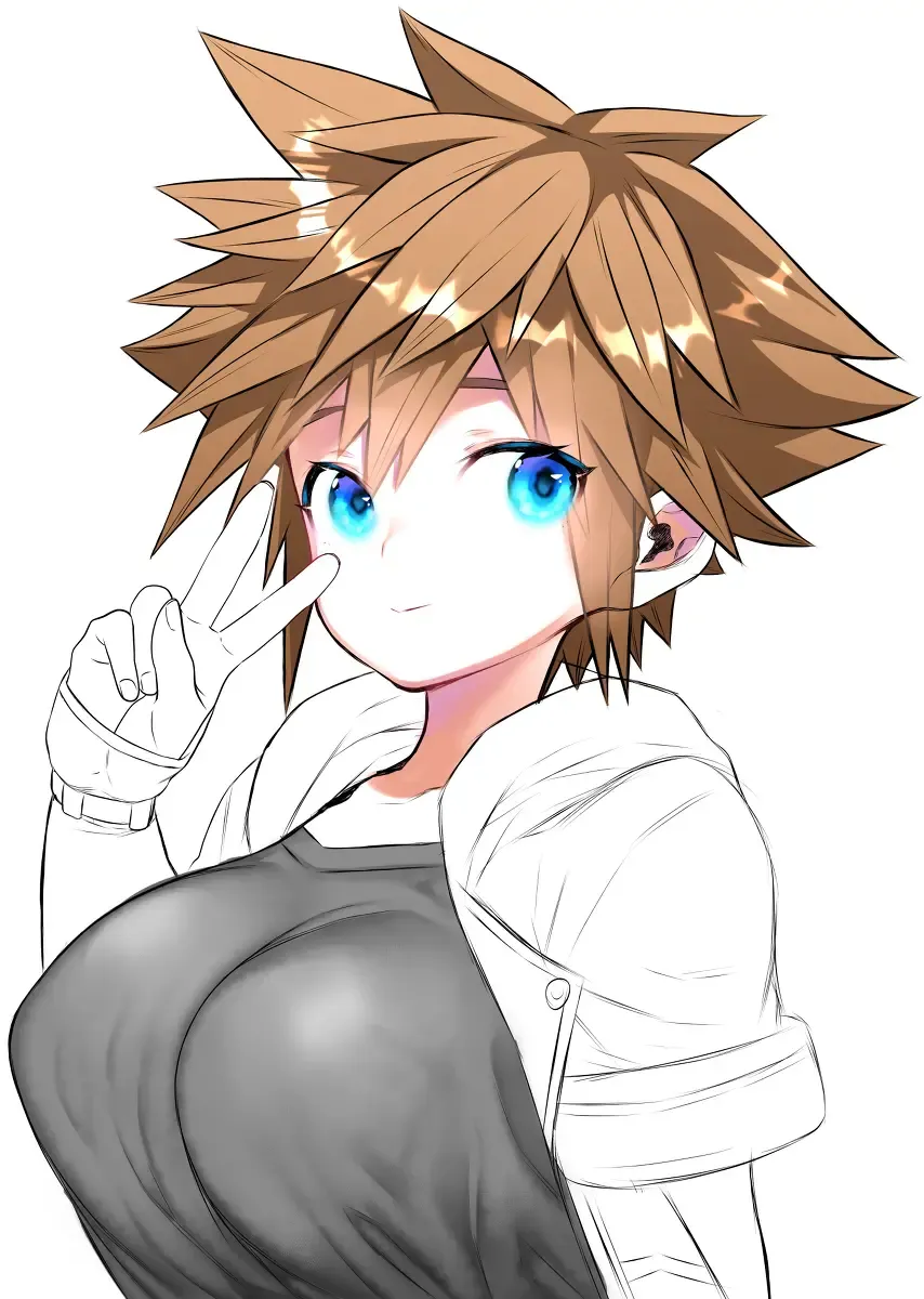 [Ojigi] KH Sora TS matome  (kingdom hearts] Fhentai - Page 41