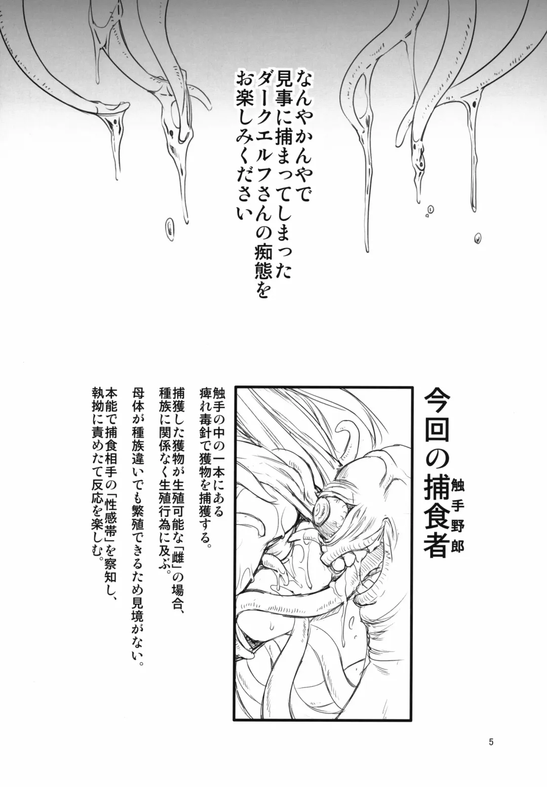 [Miharu] Bou Dark Elf no Waki o Shokushu ga Sokohakatonaku Neratteru Sonna Shumi Marudashi no Hon Fhentai - Page 4