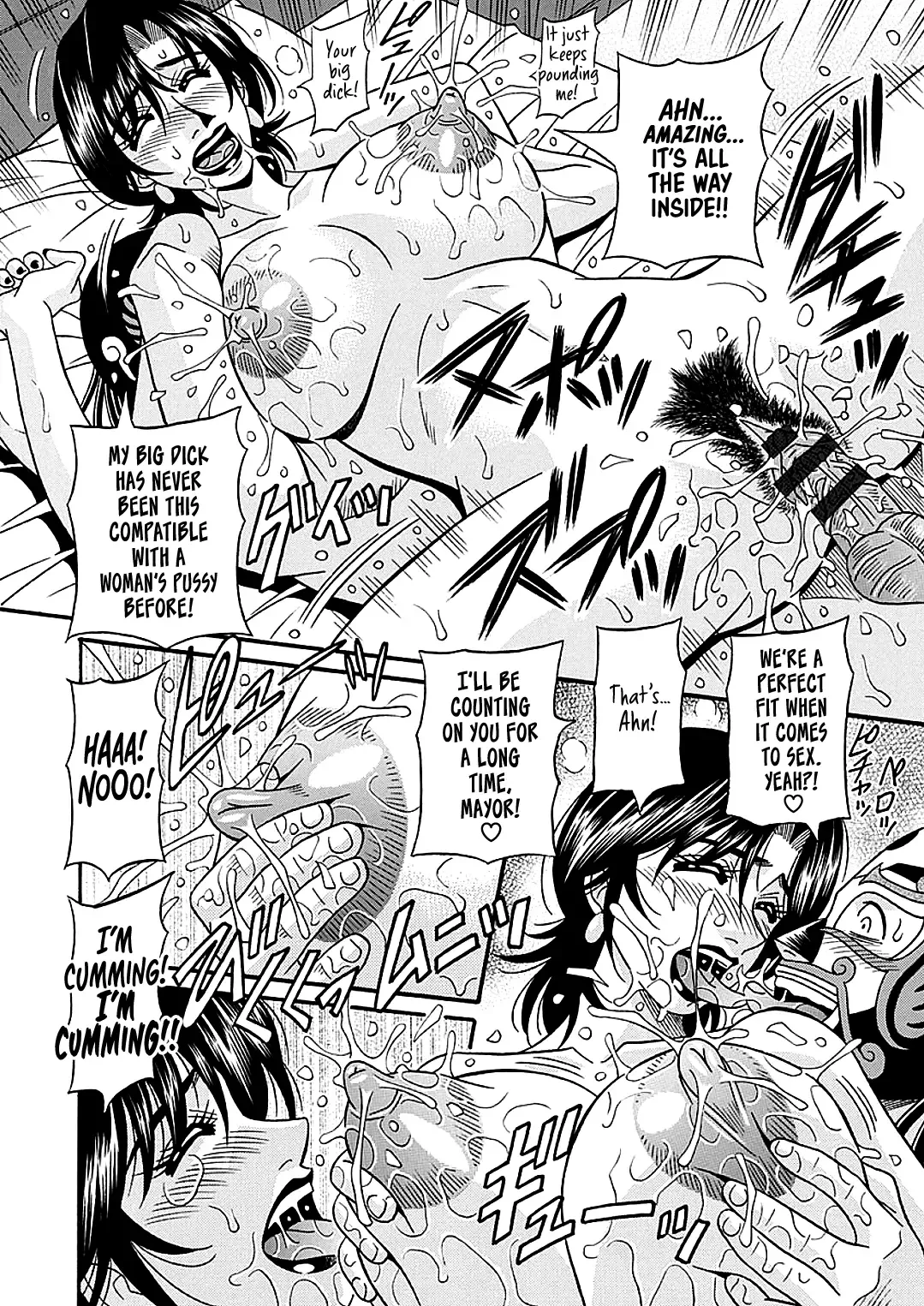 [Ozaki Akira] Hitozuma Shichou no Inbi na Seikou Kaikaku Fhentai - Page 166