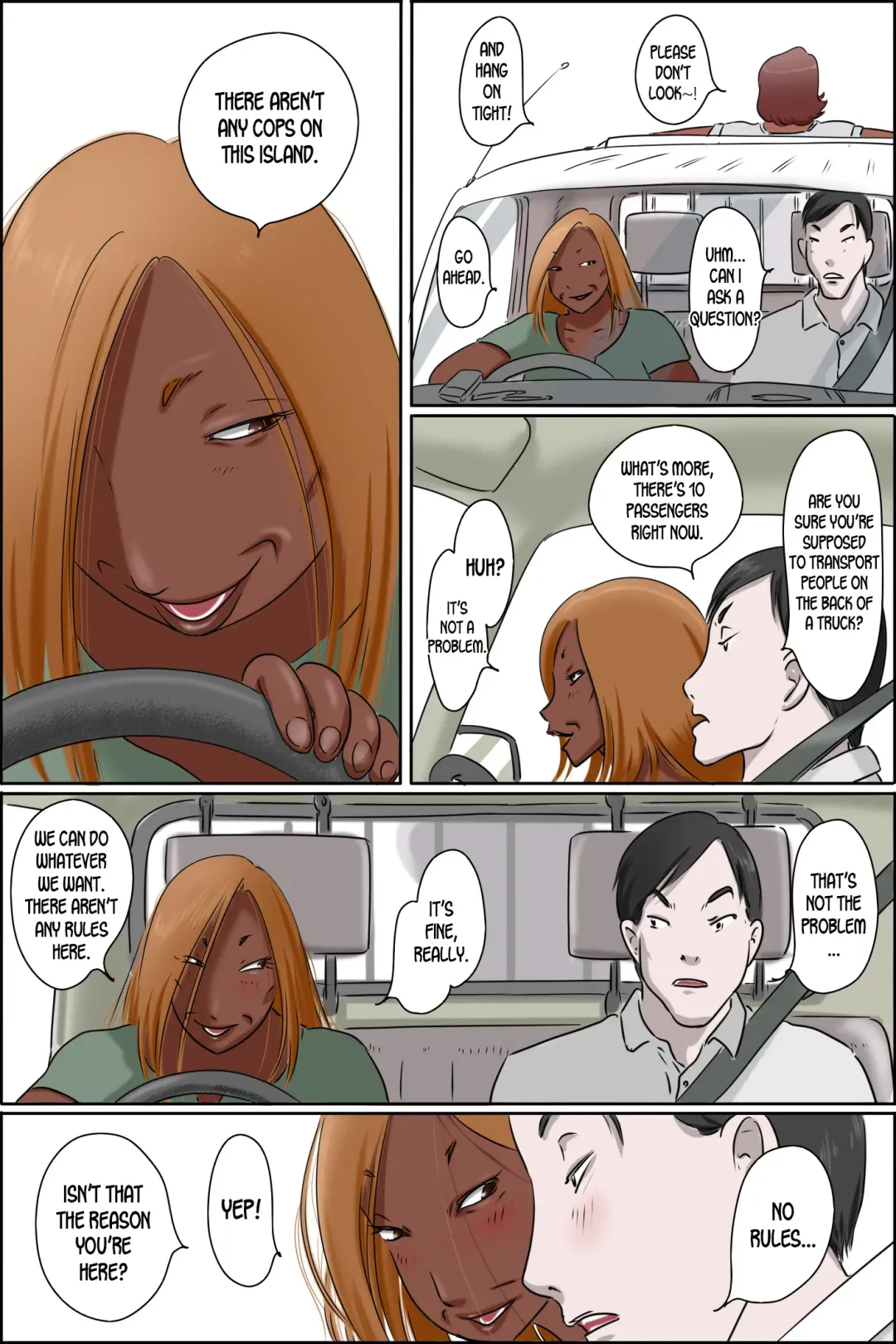 Sono Shima wa Makkuro ni Hiyake Shita Oba-san-tachi no Seisokuchi de Aru Fhentai - Page 12