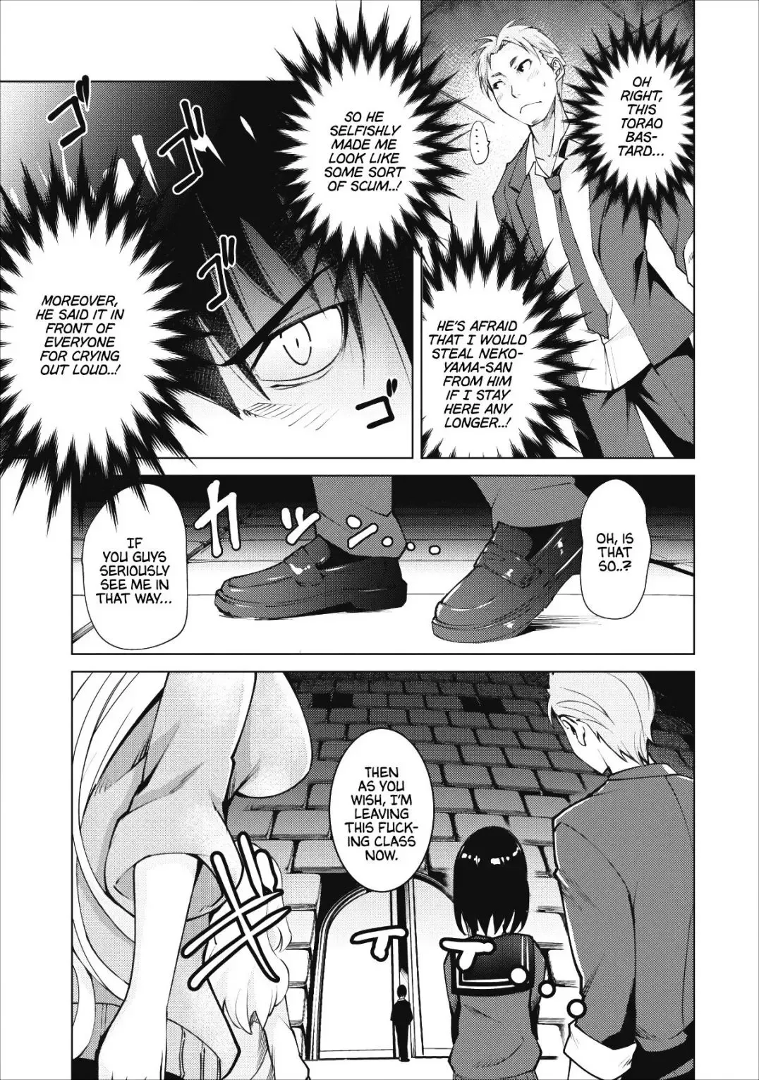 [Moritaka Takashi] Because I Was Excluded Out of the Class Transfer, I Decided to Steal My Classmate's Lover Ch. 1-2 Fhentai - Page 15