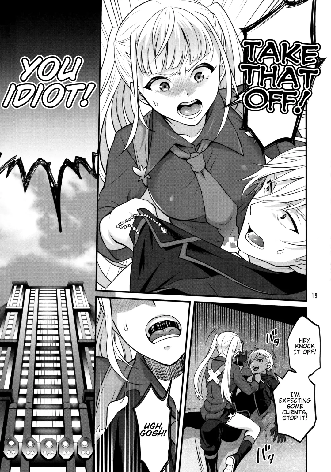 [Tokimachi Eisei] Otona ni Natte mo Kawarazu Futanari Elle ni Furimawasareru! Fhentai - Page 18