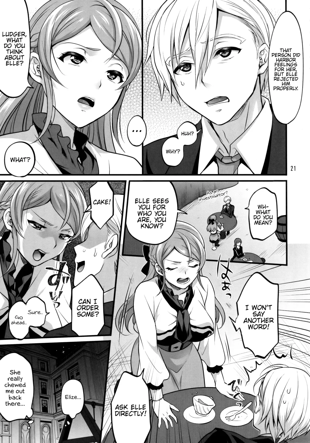 [Tokimachi Eisei] Otona ni Natte mo Kawarazu Futanari Elle ni Furimawasareru! Fhentai - Page 20