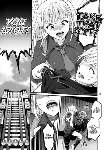 [Tokimachi Eisei] Otona ni Natte mo Kawarazu Futanari Elle ni Furimawasareru! Fhentai - Page 18