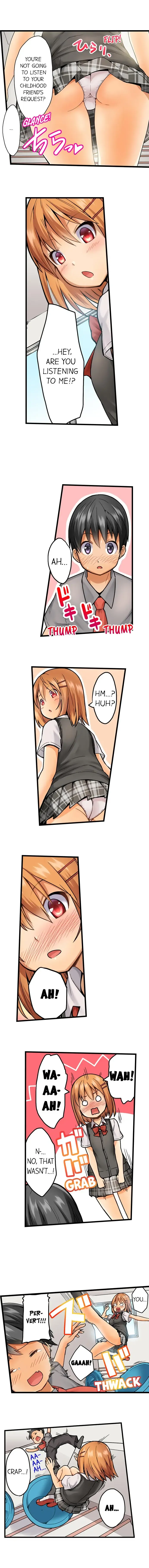 [Kintarou] Oshiri Marudashi Soku Ecchi Ugokenai no ni, Ima? Kono Mama!? | Trapped Sex in a Bucket Fhentai - Page 6