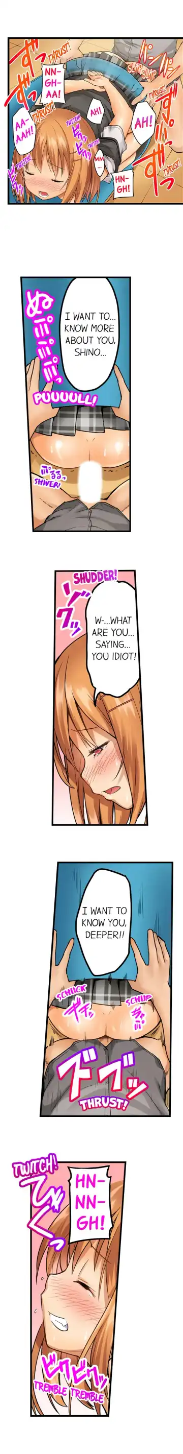 [Kintarou] Oshiri Marudashi Soku Ecchi Ugokenai no ni, Ima? Kono Mama!? | Trapped Sex in a Bucket Fhentai - Page 26