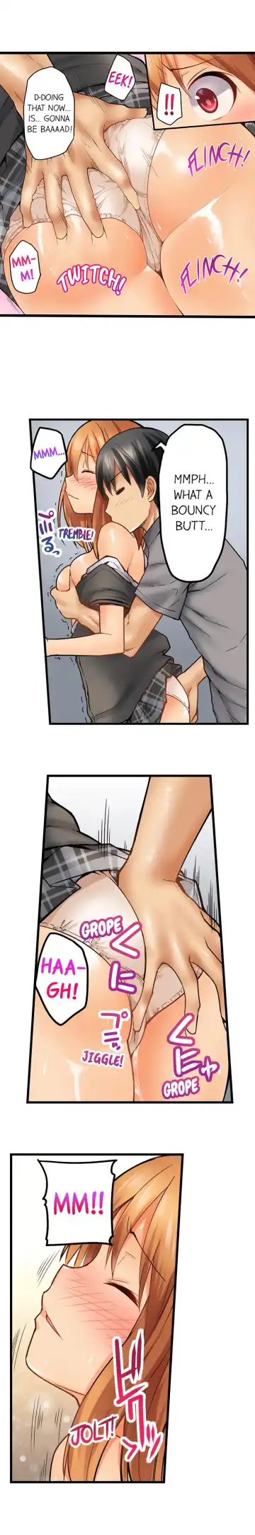 [Kintarou] Oshiri Marudashi Soku Ecchi Ugokenai no ni, Ima? Kono Mama!? | Trapped Sex in a Bucket Fhentai - Page 40