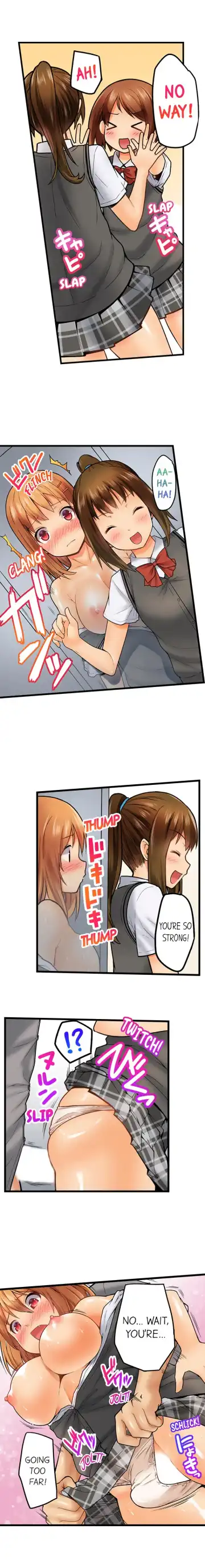 [Kintarou] Oshiri Marudashi Soku Ecchi Ugokenai no ni, Ima? Kono Mama!? | Trapped Sex in a Bucket Fhentai - Page 43