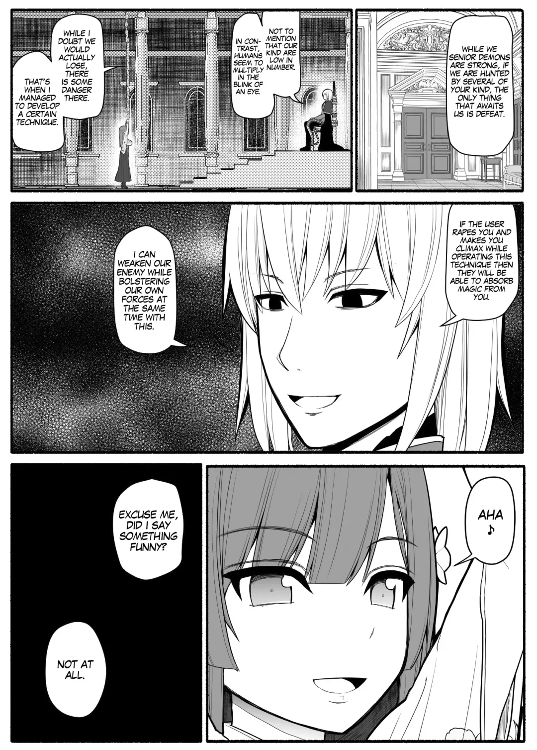 Shikyuu Majo VS Joukyuu Majin | Uterus-Magician VS Senior Demon Fhentai.net - Page 8