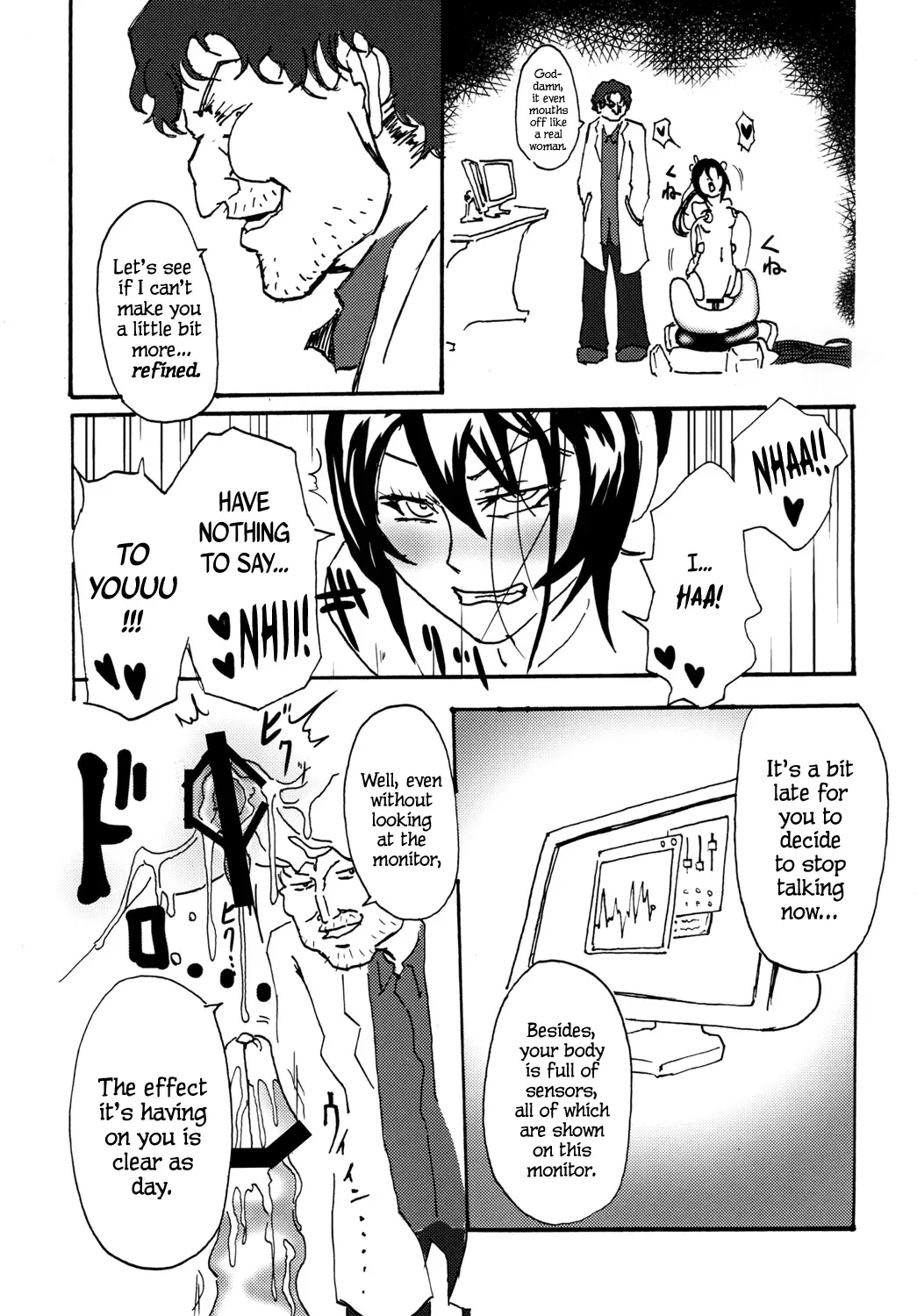 [Sakamoto Kafka] Sexaroid wa Denkirou de Inmu o Miru ka? | Do Sexdroids Have Wet Dreams of Electric Prison? Fhentai - Page 18