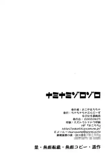 [Yokoyama Chicha - Yoyo] Nami Nami Zoro Zoro Fhentai - Page 24