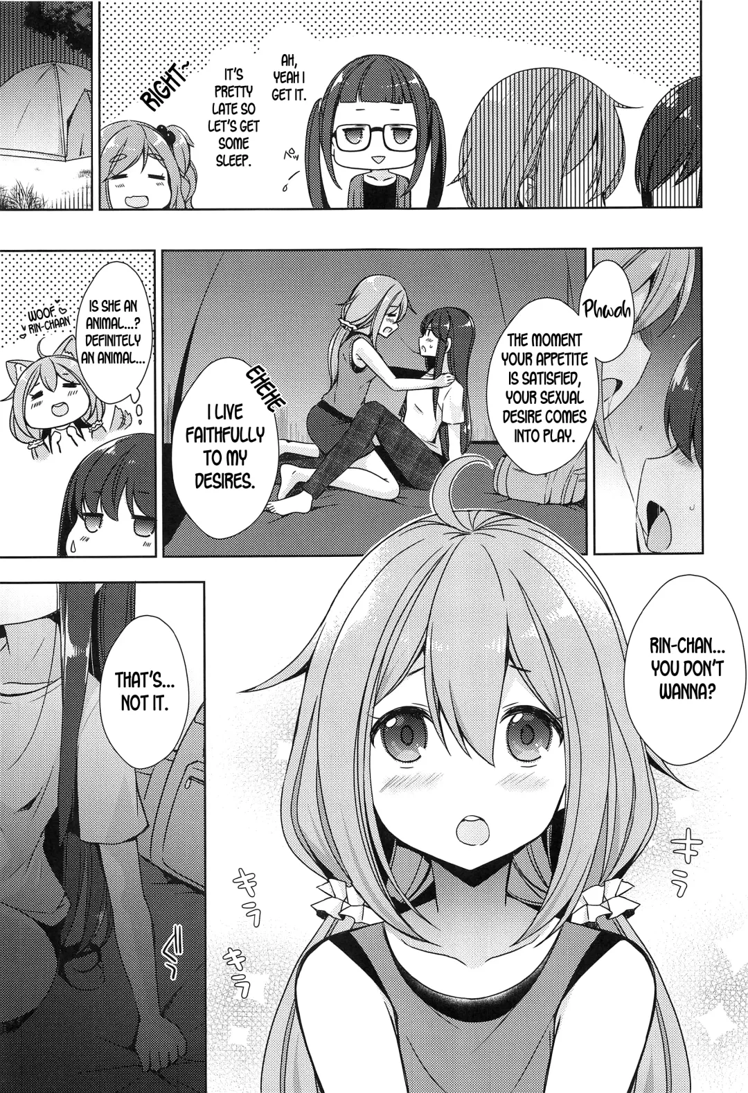 [Mori Airi] Rin to Nadeshiko ~Camp no Yoru wa Hen~ | Rin and Nadeshiko ~Night of the Camp Chapter~ Fhentai.net - Page 7