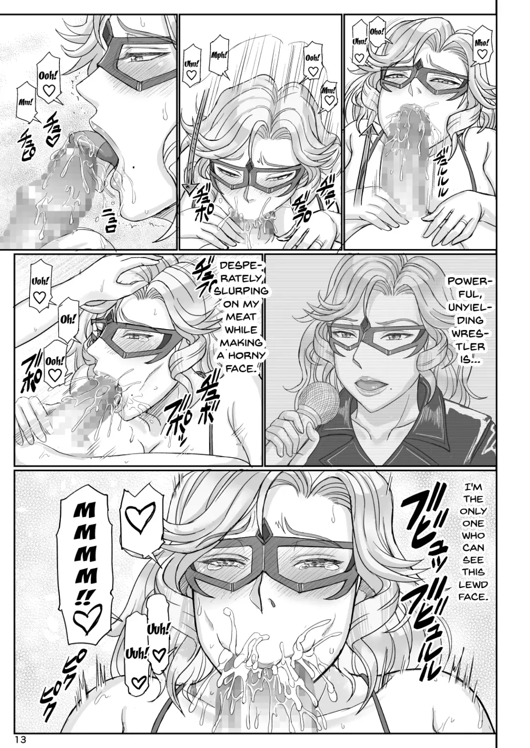 [Swa] Mama wa Russian Half no Akuyaku Wrestler 2 - H Mizugi de Dokidoki Hen | Mama Is a Half Russian Half Akuyaku Wrestler 2 Fhentai - Page 13