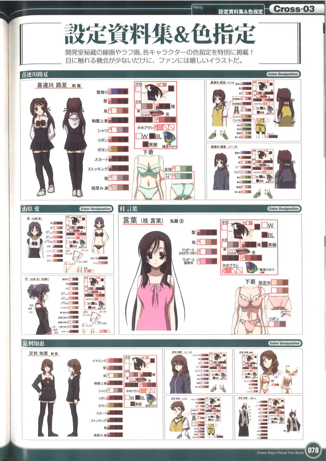 [Gotou Junji] Cross Days Visual Fan Book Fhentai - Page 84