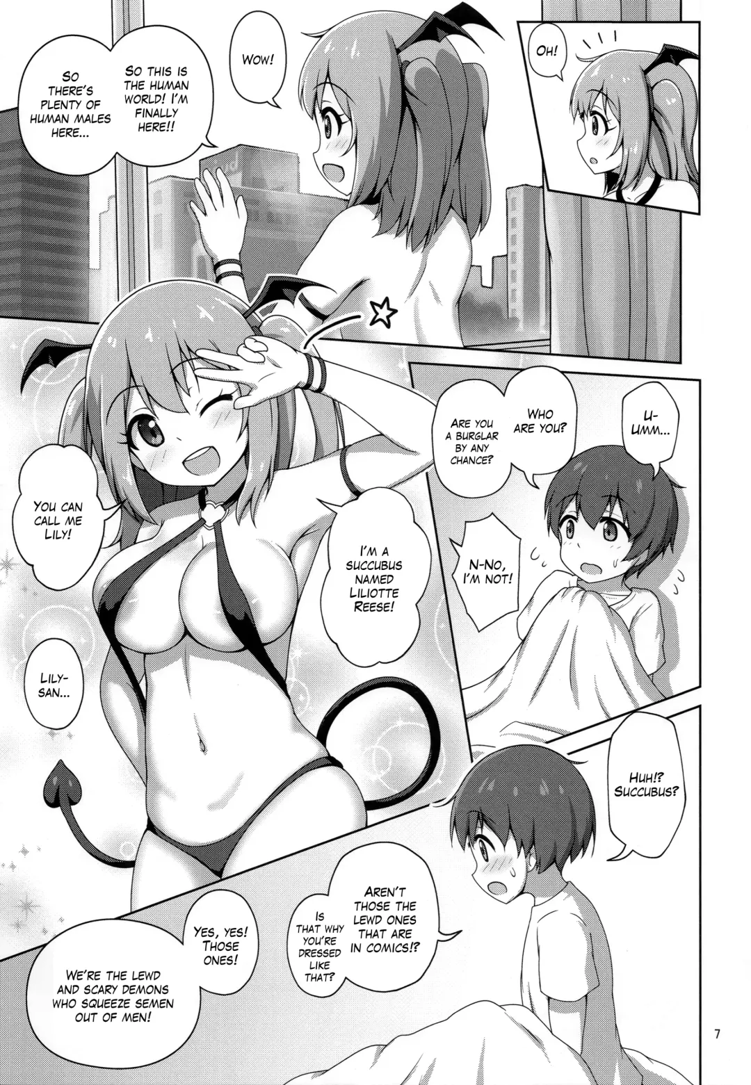 [Arisu Kazumi] Hakoiri Succubus, Shota ni Deau. | The Sheltered Succubus Meets A Little Boy. Fhentai - Page 6