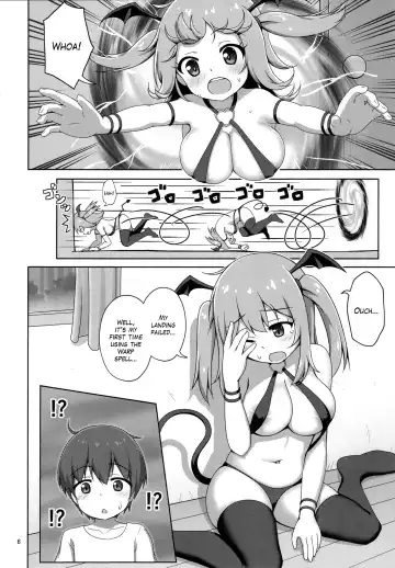 [Arisu Kazumi] Hakoiri Succubus, Shota ni Deau. | The Sheltered Succubus Meets A Little Boy. Fhentai.net - Page 5