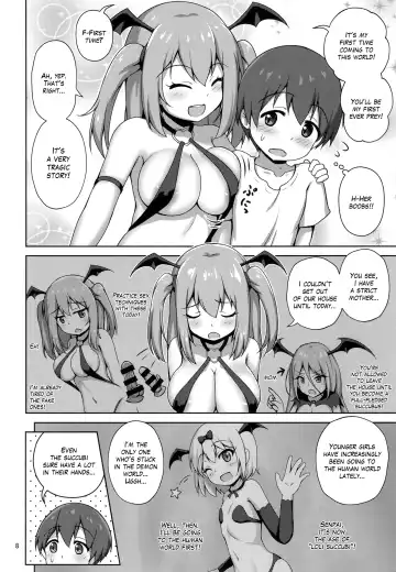 [Arisu Kazumi] Hakoiri Succubus, Shota ni Deau. | The Sheltered Succubus Meets A Little Boy. Fhentai.net - Page 7