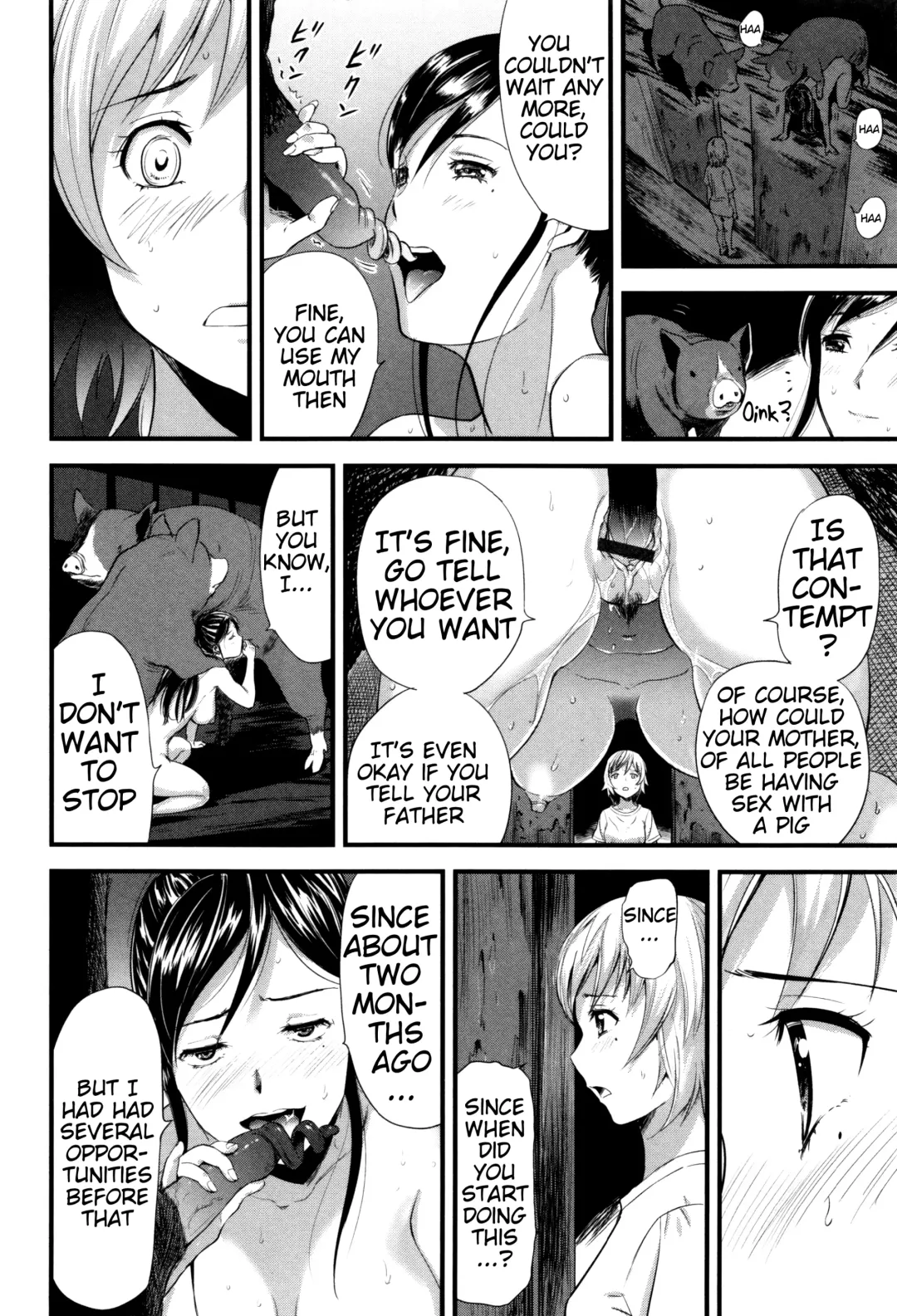 [Yamada Tahichi] Oyako Tonsha | Mother/Daughter Pigsty Fhentai - Page 10