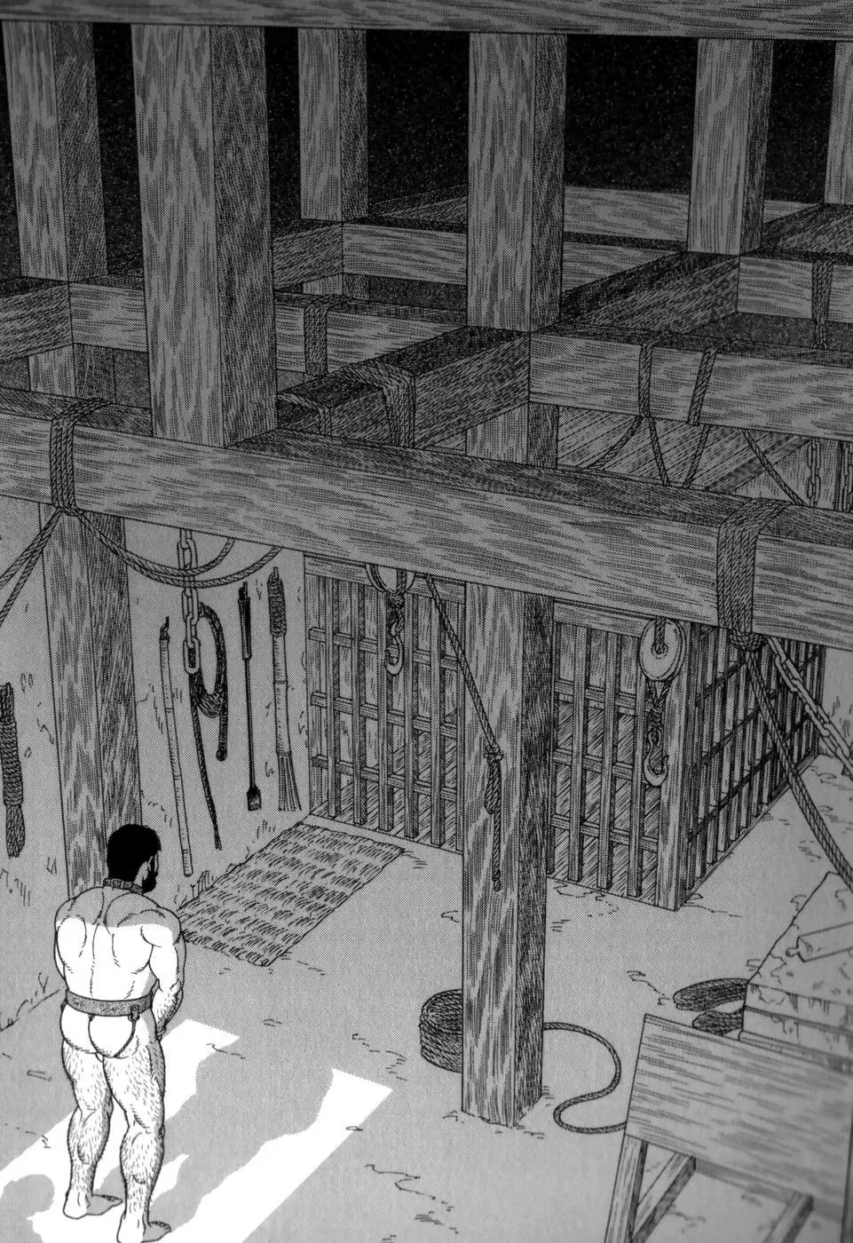 [Tagame Gengoroh] Gedou no Ie Chuukan | House of Brutes Vol. 2 Ch. 3 Fhentai - Page 24