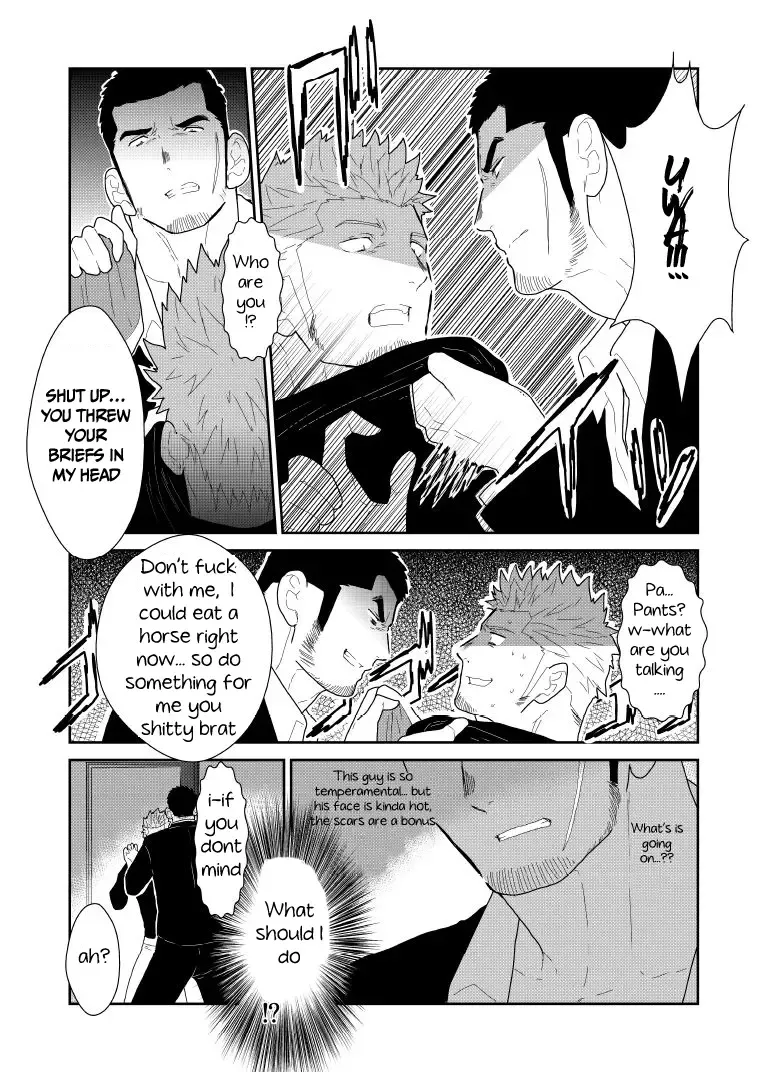 [Yamome] Moshimo Yakuza no Atama no Ue ni Otoko no Pants ga Ochite Kitara. | What if Men's Underwear Falls Down on a Yakuza's Head Fhentai - Page 7