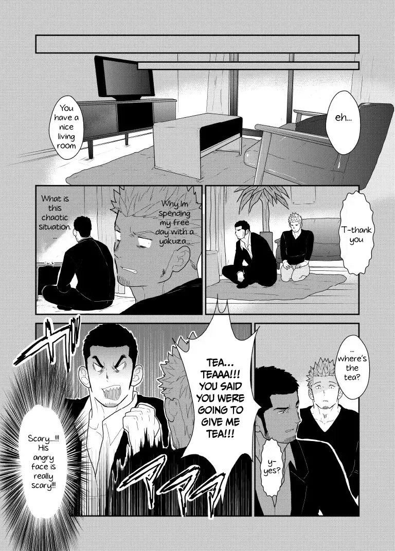 [Yamome] Moshimo Yakuza no Atama no Ue ni Otoko no Pants ga Ochite Kitara. | What if Men's Underwear Falls Down on a Yakuza's Head Fhentai - Page 9