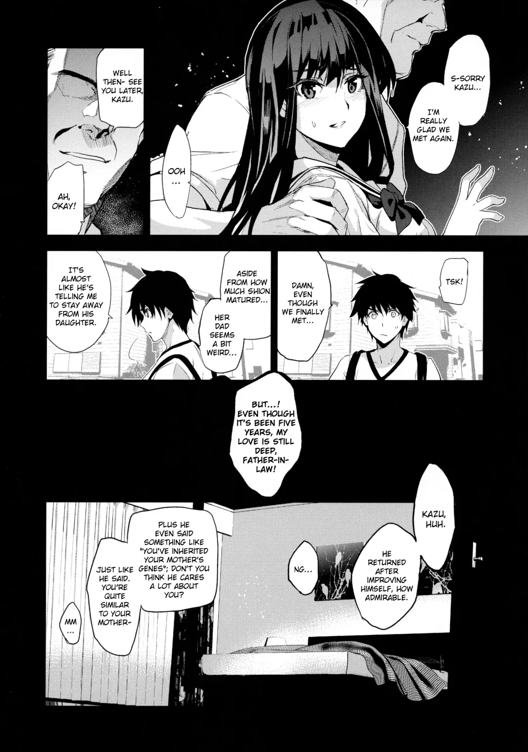 [Inue Shinsuke] Otonari no Nie - Saikai Shita Osananajimi no Ie de Okita Koto. Fhentai.net - Page 9