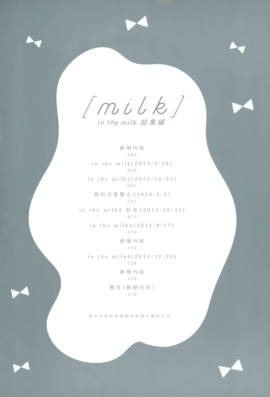 [Sekiya Asami] milk -in the milk Soushuuhen- Fhentai - Page 5