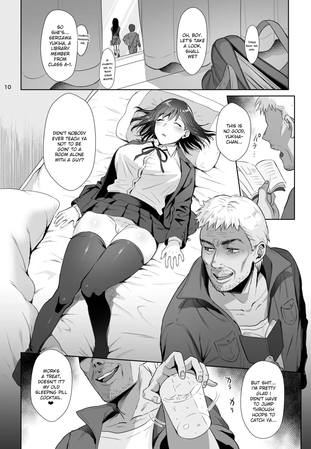 [Ame Arare] Toshoshitsu no Kanojo ~Seiso na Kimi ga Ochiru made~ Fhentai - Page 9