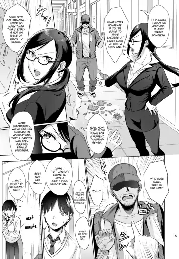 [Ame Arare] Toshoshitsu no Kanojo ~Seiso na Kimi ga Ochiru made~ Fhentai - Page 4