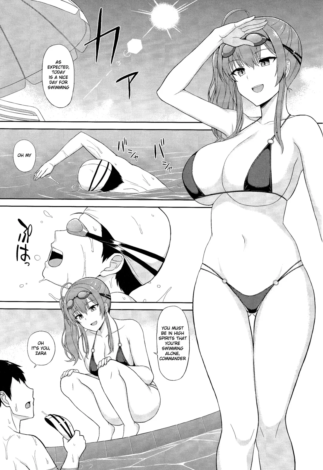 [Summer] Zara to Miwaku no Poolside | Zara and Poolside Charm Fhentai.net - Page 2