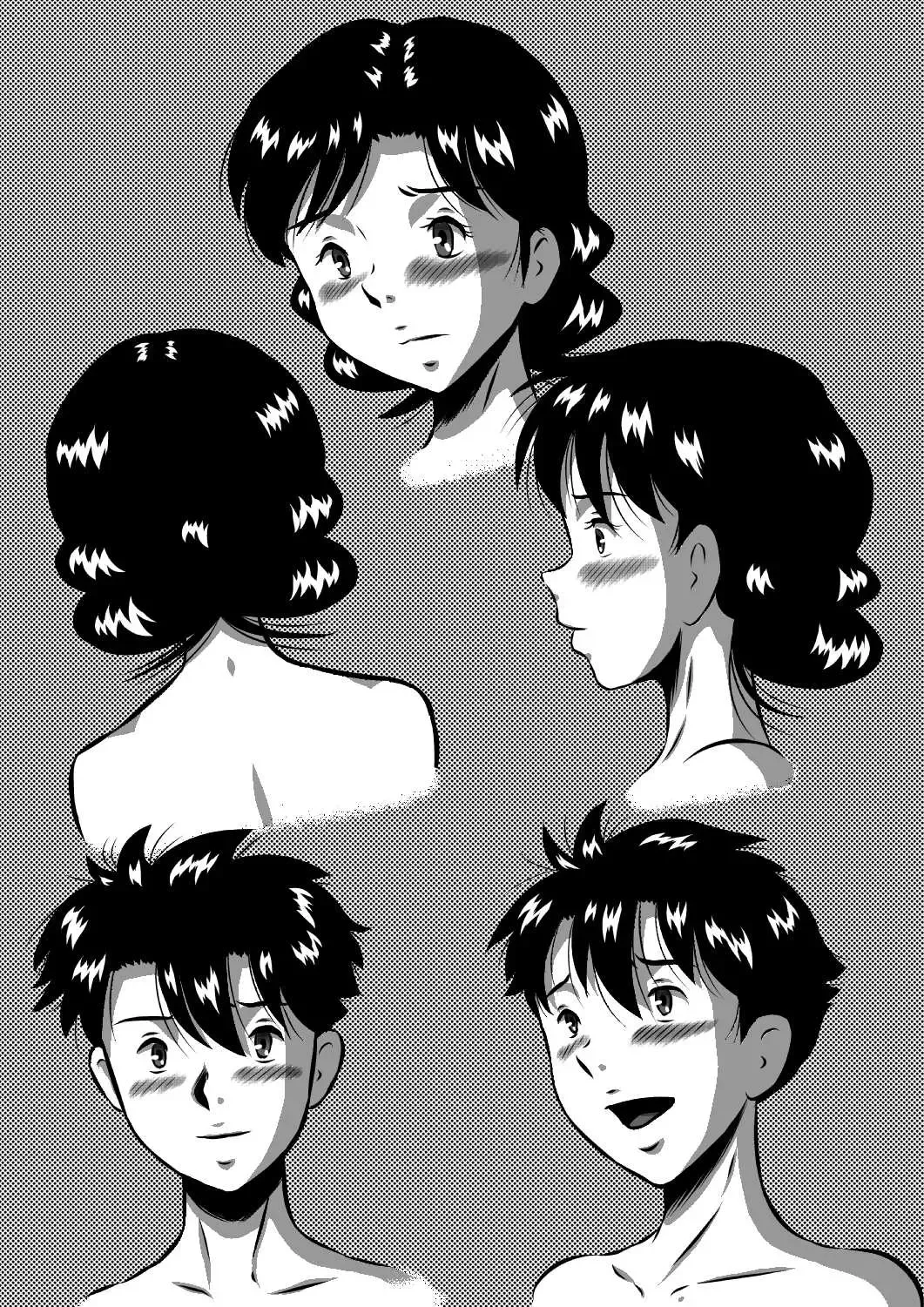 [Point Takashi] Kaa-san, Kaa-san! Kaa-saaaan! Mujintou, Oyako Futari de Yagai Sex! Fhentai - Page 54