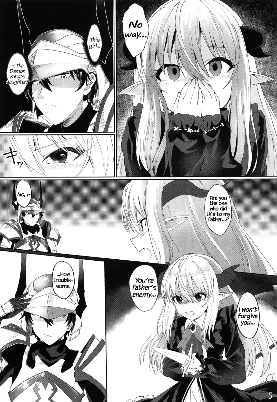 [Aibu Yue] Yuusha no Dorei Inmon ga Maou no Musume o Youshanaku Osou! Fhentai - Page 4