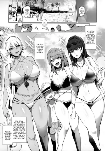[Sian] Odekake Shita no wa H na Gal Onee-chan-tachi to no Umi deshita | Visiting the beach with the lewd gal onee-sans Fhentai - Page 3