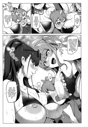 [Sian] Odekake Shita no wa H na Gal Onee-chan-tachi to no Umi deshita | Visiting the beach with the lewd gal onee-sans Fhentai - Page 9